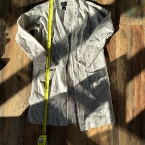 Halogen Light Gray Cashmere Blend Sweater